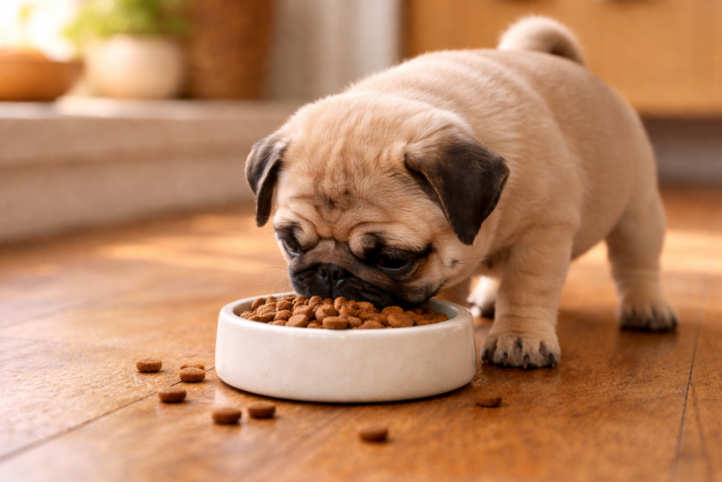 Quantidade de Ração para Pug